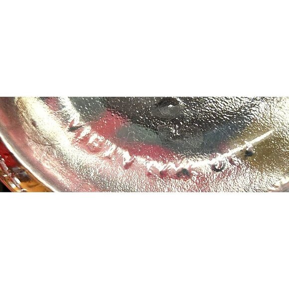 Vintage KIG Malaysia Clear Glass 48oz Handled Pitcher 4 juice glasses, Red Apple - Picture 4 of 16